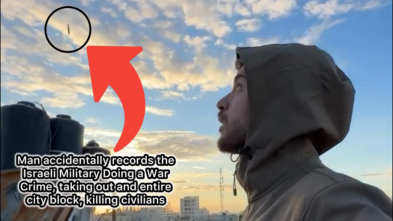 Man records the IOF air striking his neighbors