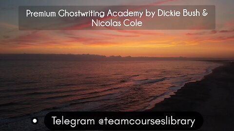 (courseslibrary.com)Premium Ghostwriting Academy by Dickie Bush & Nicolas Cole
