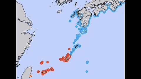 Strong earthquake causes landslide in eastern Taiwan....