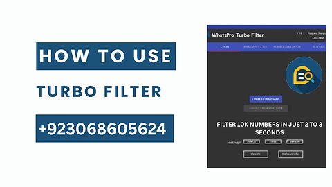 How to Use Turbo WhatsApp Filter | WhatsApp Marketing Tool 2025 |Filter Active WhatsApp Numbers Fast