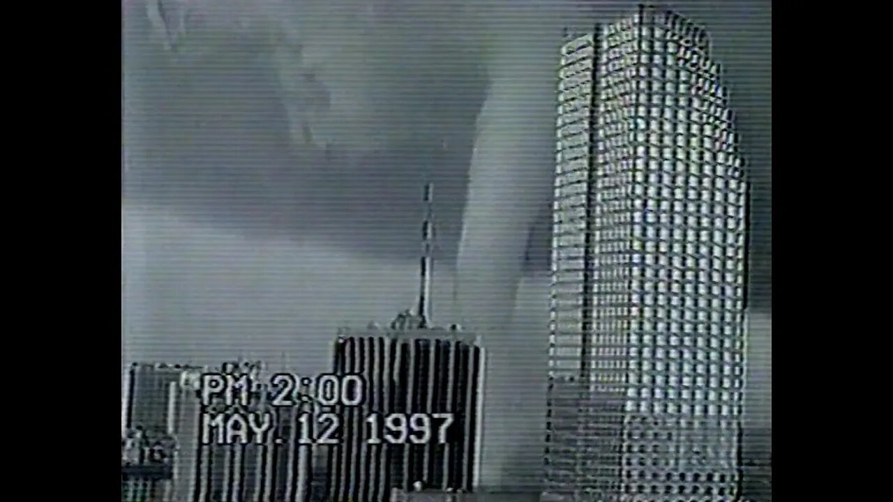 1997 Downtown Miami Tornado - Live News Coverage