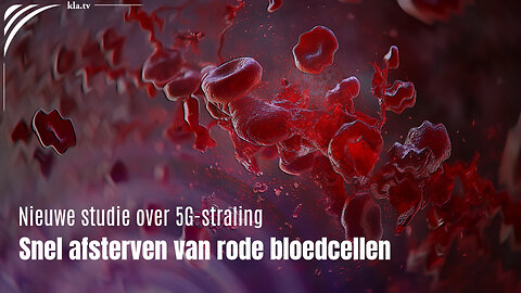 Volgens een nieuwe studie worden rode bloedcellen ernstig beschadigd door 5G-straling