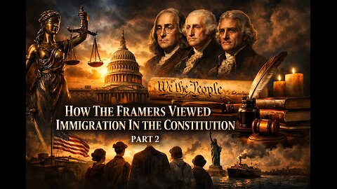 How The Framers Viewed Immigration In The Constitution - Part II