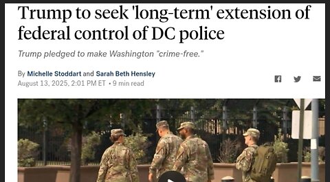 Can you see clearly? #Trump deploys #military to #DC as congress holds hearings on #Epstein case