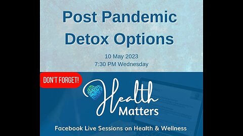 HM Session 57 Post Pandemic Detox Options with Dr. Allan Landrito and Dr. Ricco Santos