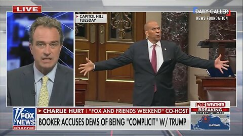 Charlie Hurt Slams Cory Booker’s Theatrics