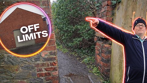 "Spooky Adventure: Walking Down a Mysterious Alleyway in Wales!"