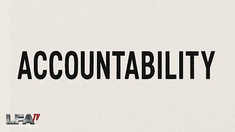 Accountability is NOW