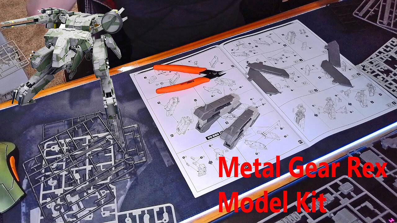 Lets Start Building Metal Gear Rex! Metal Gear Rex Model Building