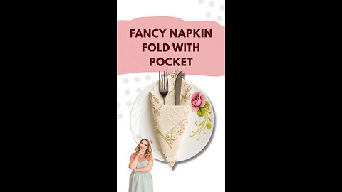 Elegant Napkin Pocket Fold | Easy Table Decor Hack