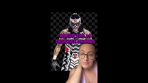 The mask stays on #wrestlersasdesignerbrands #wrestling #wwe #fashion