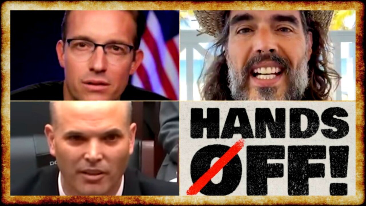 MAGA COPES Over Tariff FALLOUT, Russell Brand CHARGED, Taibbi SUES For LIBEL, "Hands Off" Protests
