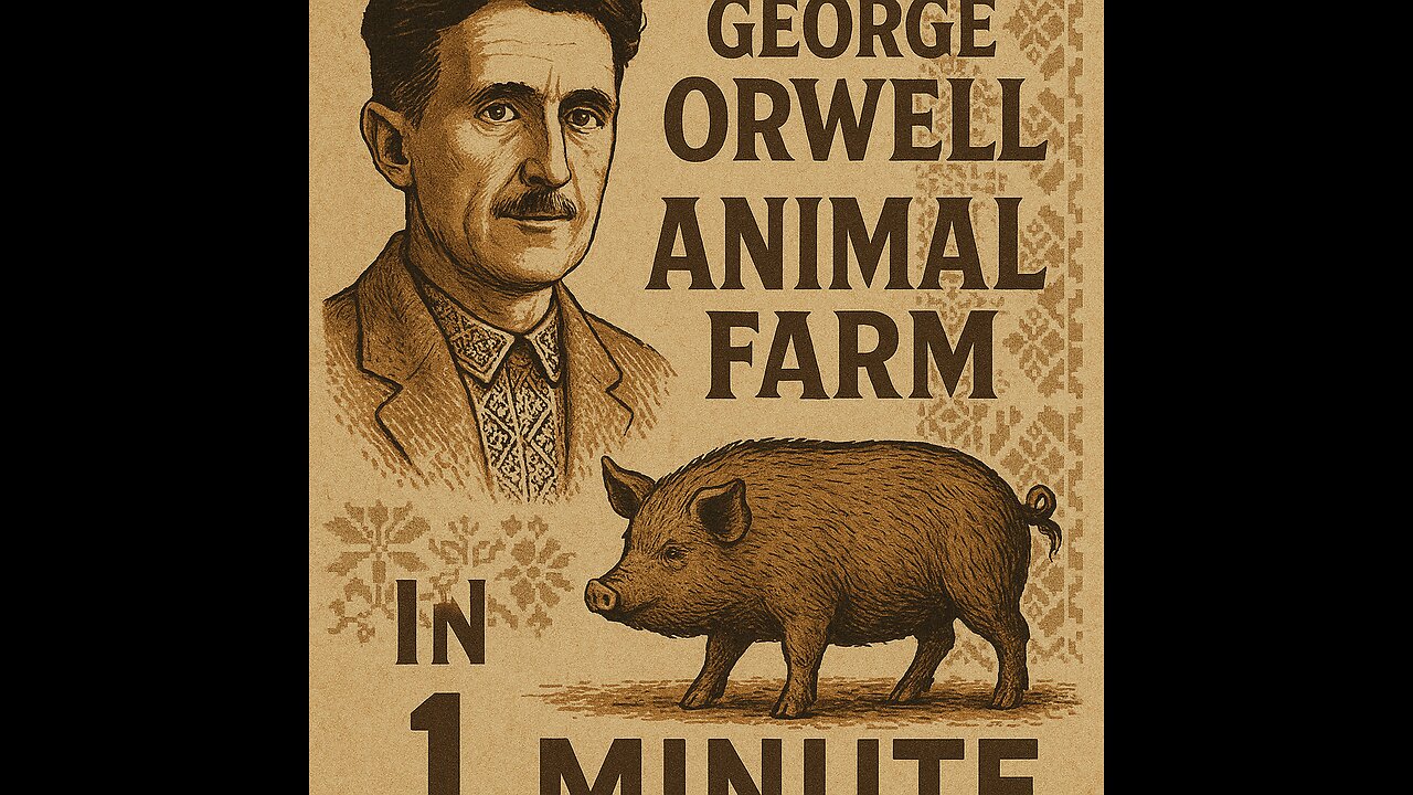 Animal Farm in 1 Minute | Power, Corruption, and the Illusion of Equality