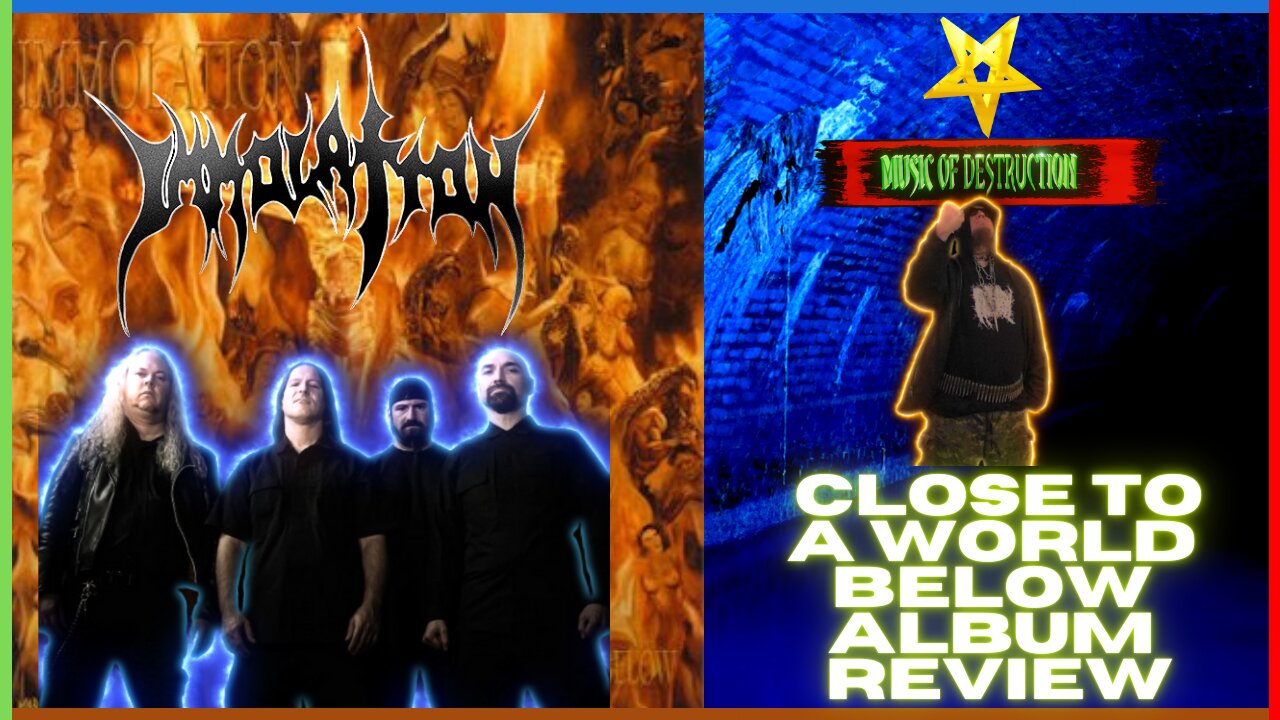 ⛧Classic Death Metal Review: Immolation Close To A World Below⛧