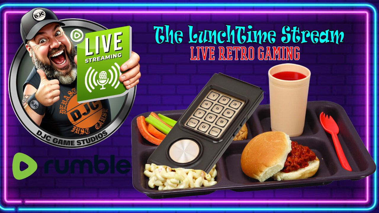 The LuNcHTiMe StReAm - LIVE - INTELLIVISION Gaming with DJC