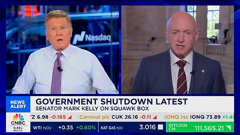 CNBC SHUTS DOWN Mark Kelly Over Gov't Shutdown