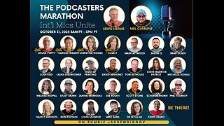 Podcasters, International Mic's Unite Live 10/31 8am pacific 11 am eastern