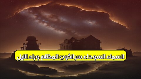السماء السوداء: سر الكون المظلم وراء الليل #علم_الفلك #الكون #الفضاء