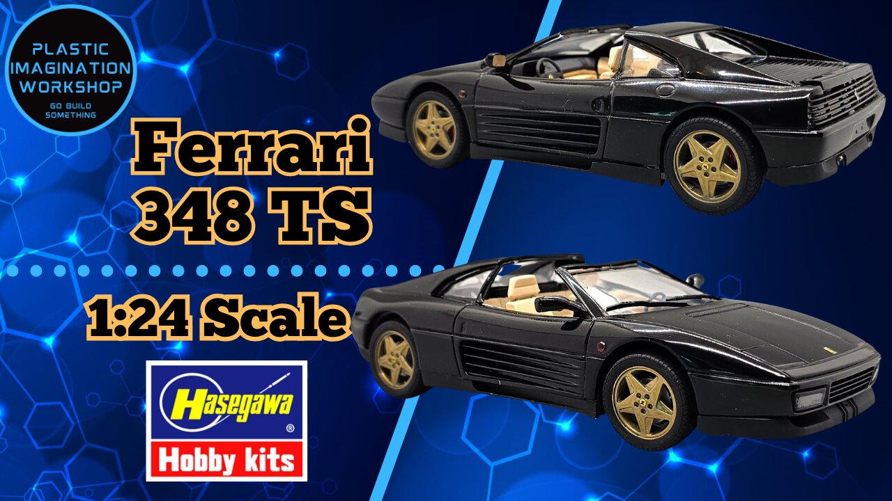 1:24 scale Ferrari 348 ts from Hasegawa