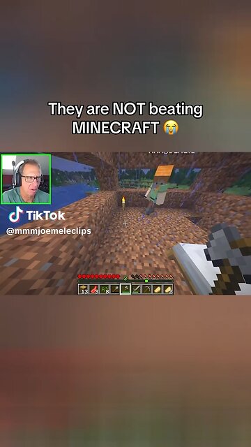 Mmjoemele playing Minecraft