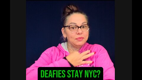 🚨 Deafies Stay NYC? 😱 #ASL #deaf #signlanguage