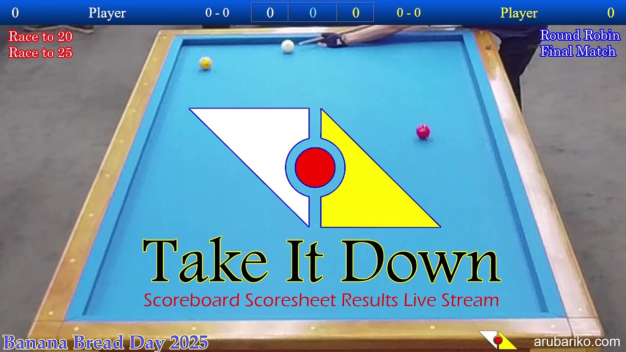 3-Cushion Billiards Take It Down!