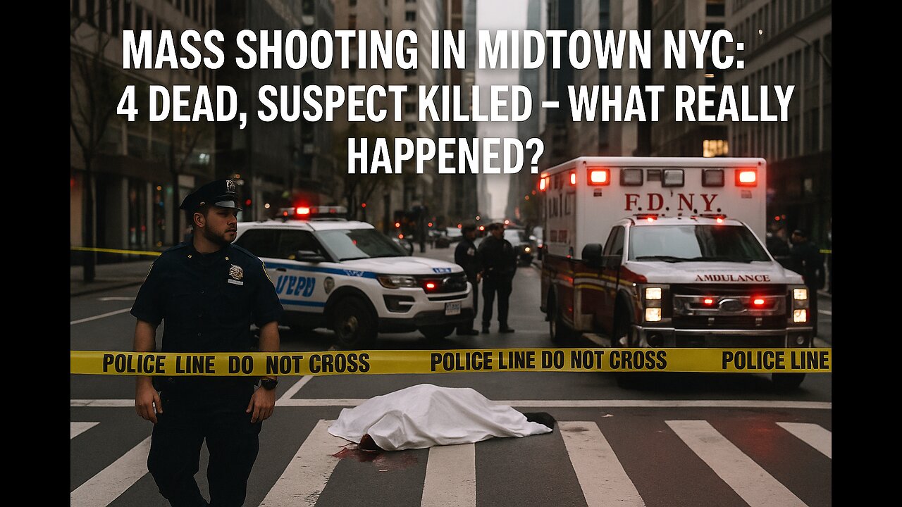 Mass Shooting in Midtown NYC: 4 Dead, Suspect Killed – What Really Happened?