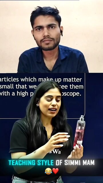 hawa mein Chhota Chhota particles dikhega