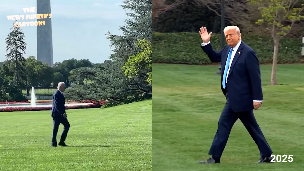 Walking President: Biden vs Trump.