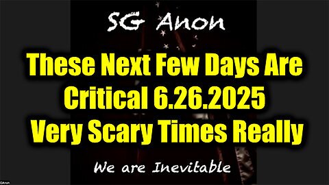 These Next Few Days Are Critical! Very Scary Times Really