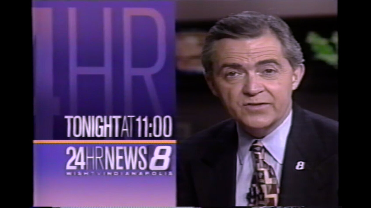 May 24, 1995 - WISH Mike Ahern News Bumper & Open to 'Face on the Milk Carton'