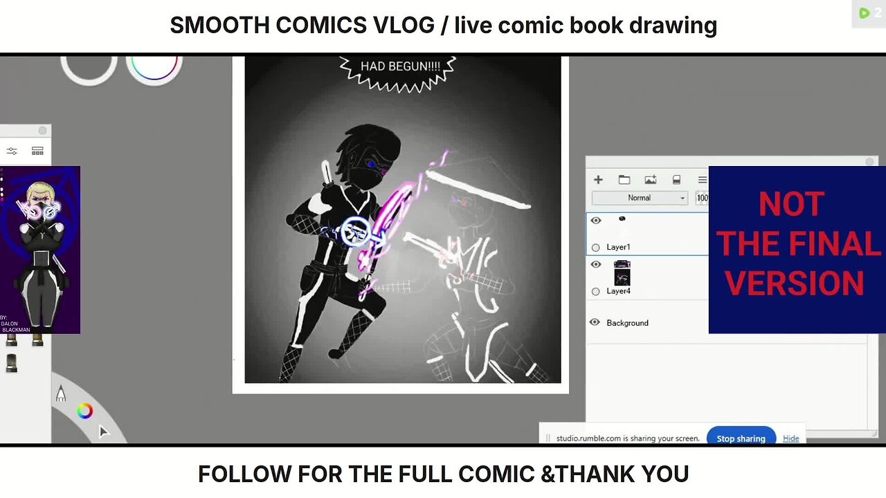 just chilling and drawing