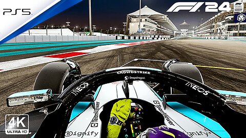 F1 24 Scenario: Lewis Hamilton DOMINATES Abu Dhabi Grand Prix 🏎