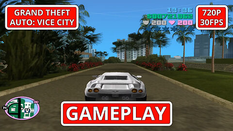 Grand Theft Auto: Vice City: Gameplay - (PC HD) [720p30FPS]