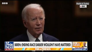 LOL. Biden Says He Was So Successful It Was Hard To Step Down
