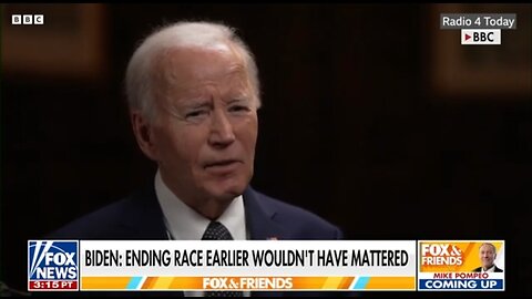 LOL. Biden Says He Was So Successful It Was Hard To Step Down
