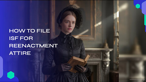 How To File ISF For Reenactment Attire