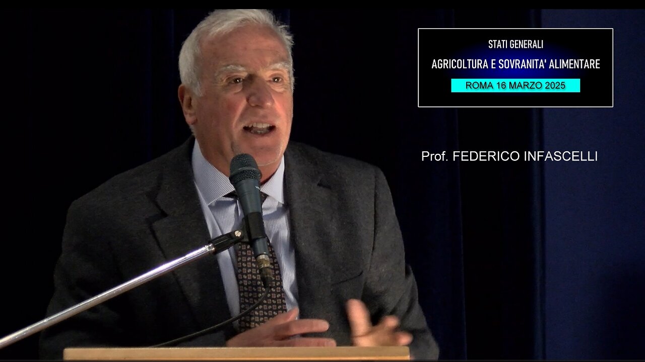 Conferenza Agricoltura e Sovranità alimentare: intervento del prof. Federico Infascelli