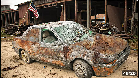 ABANDONED in CALIFORNIA – Watch Us Fully Restore This 1991 Mazda 323 Familia