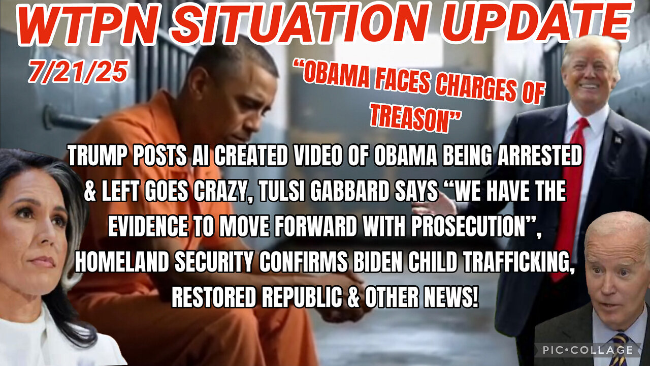 WTPN ~ Judy Byington ~ Situation Update ~ 7-21-25 ~ Trump Return ~ Restored Republic via a GCR