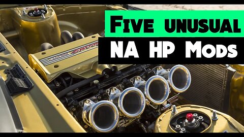 MORE POWER for cheap! | 5 Budget ways to Increase HP on your NA Engine | Unusual mods on the CHEAP!