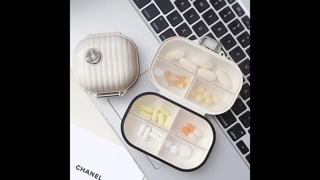 Portable Sealed Medication Dispenser - 7-Day Pack