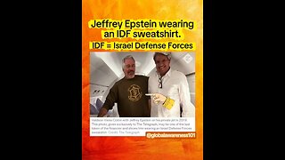 Epstein wearing IDF sweatshirt. Jean-Luc Brunel wearing an Israeli Army hat.