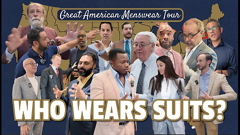 🎩 Who’s Still Wearing Suits in 2025? | Great American Menswear Tour