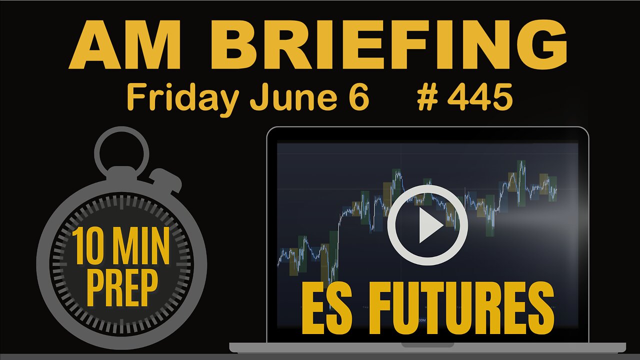 Fri ES MES Technical Analysis, Tips, Key Levels, Trading Room, & Scalping System 06/06/2025
