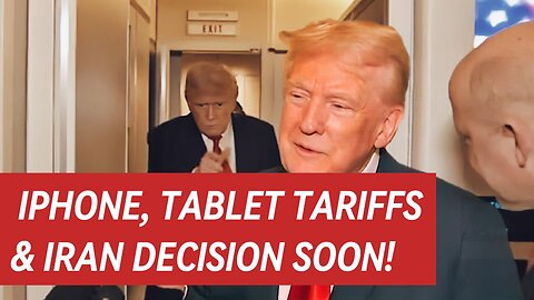 Pres Trump Slams Non-Negotiable Chip Tariffs Apr 13, 2025 Air Force One