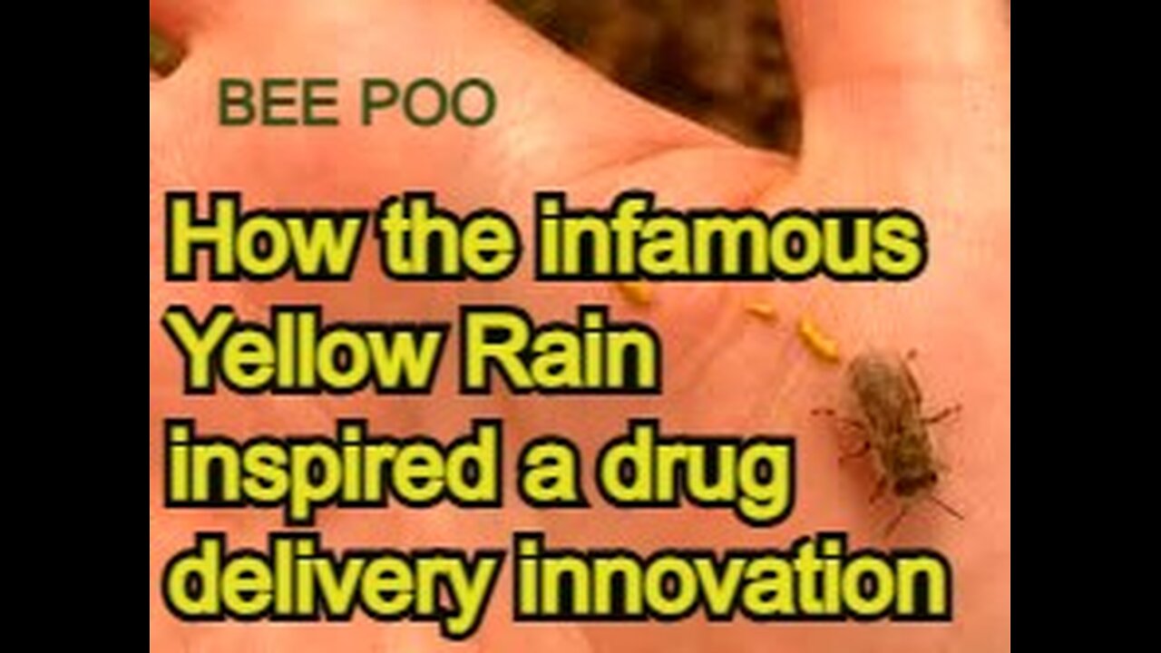How the infamous Yellow Rain investigation has inspired a drug delivery innovation
