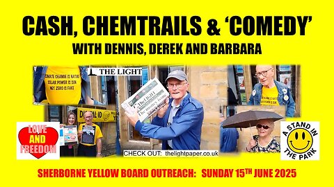 Cash, Chemtrails and 'Comedy'