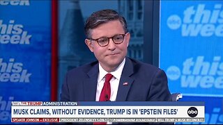 Speaker Johnson: Trump's Not Involved With Epstein