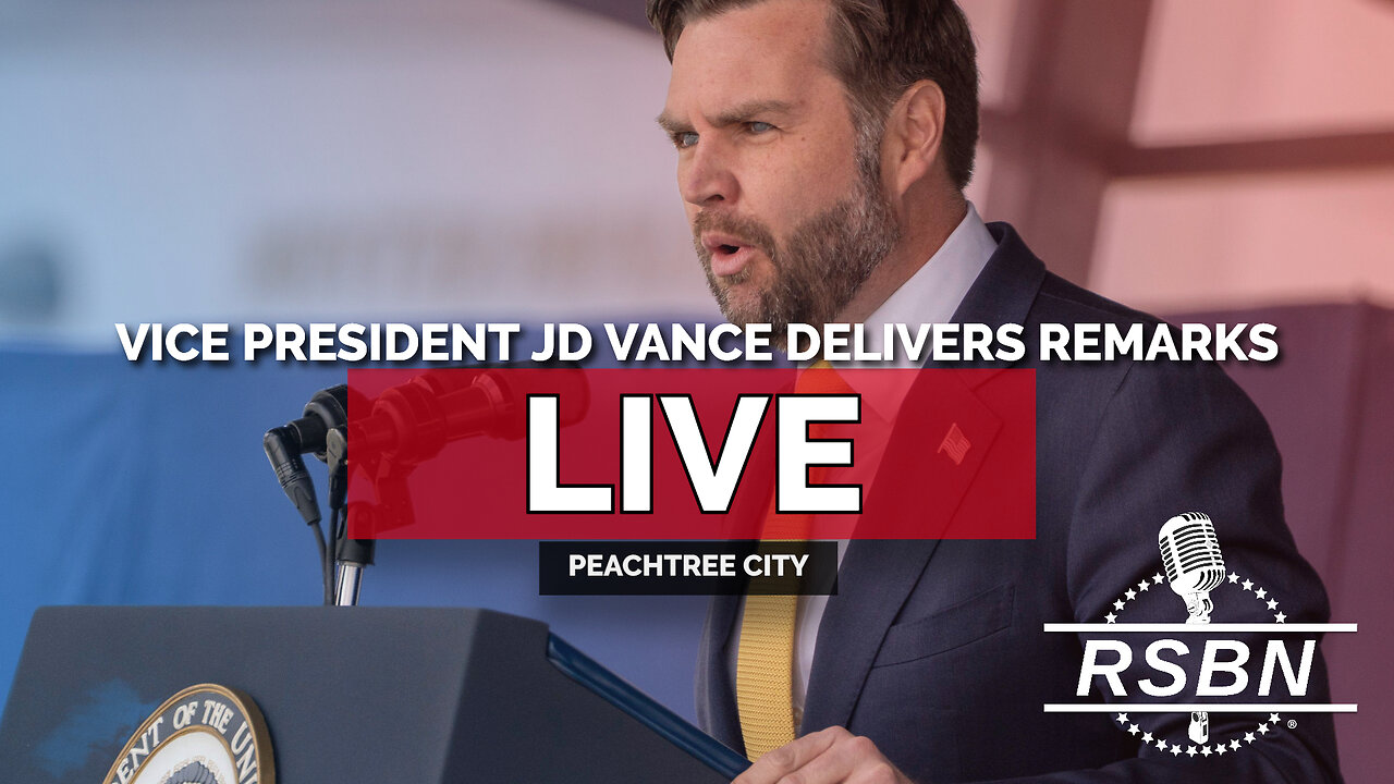LIVE REPLAY: Vice President JD Vance Delivers Remarks in Peachtree City - 8/21/25
